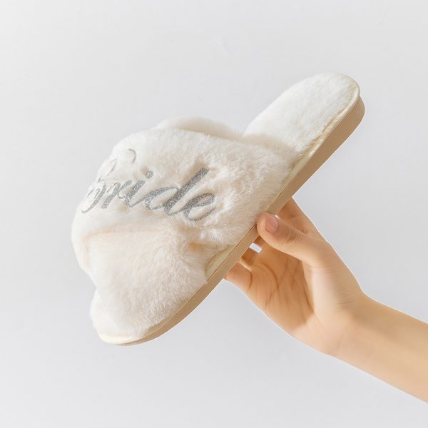 Cross slippers, plush slippers - Image 13