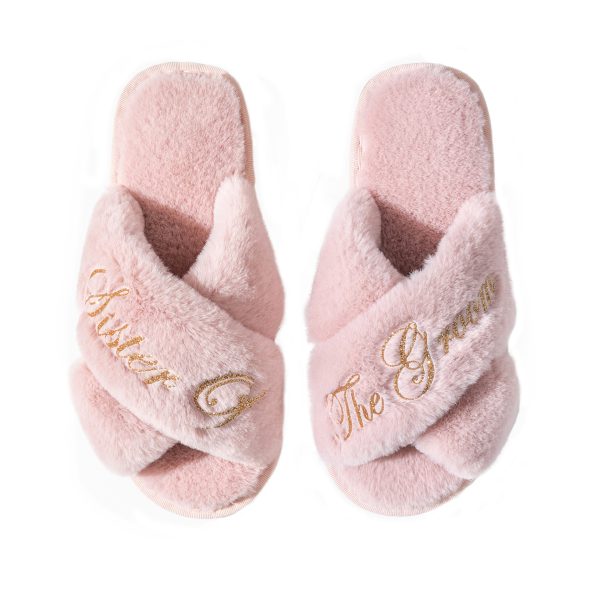 Cross slippers, plush slippers - Image 2