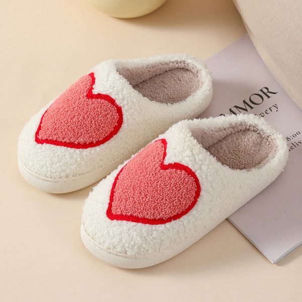 Mao Mao Home Slippers Cartoon Love Style Indoor and Outdoor Warm Slippers Cotton Slippers - Image 7