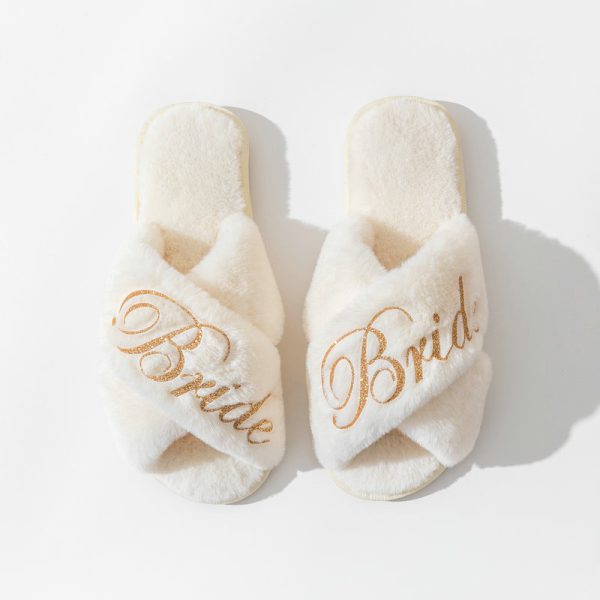 Cross slippers, plush slippers - Image 10