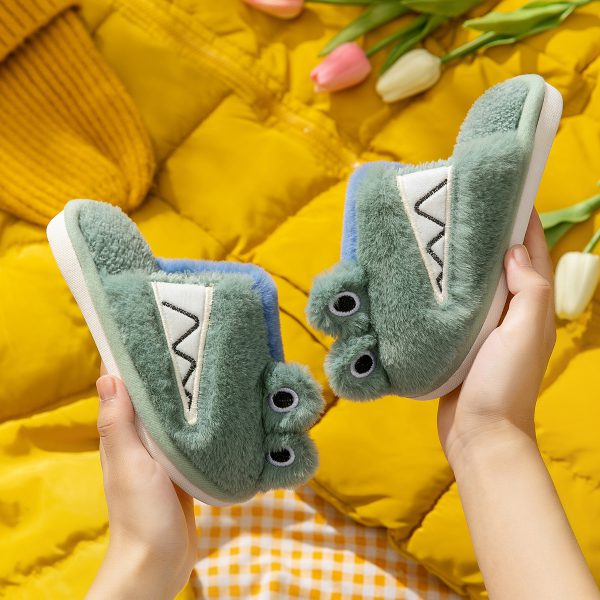 Children's Cotton Slippers Winter Korean Cartoon Home Warm Cotton Slippers Home Furry Cute Multicolor Slippers - Image 6